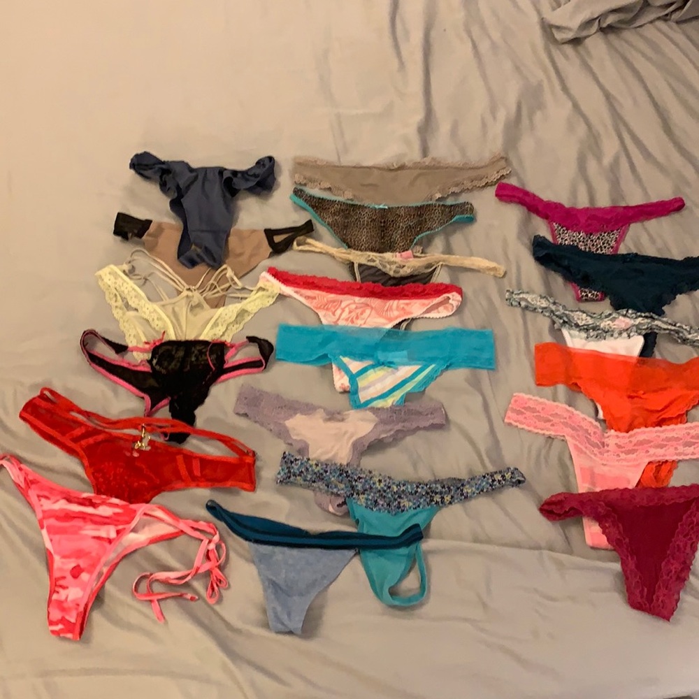 20 assorted thongs